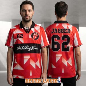 The Rolling Stones Mick Jagger Rock FC Football Jersey