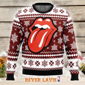 The Rolling Stones Ugly Christmas Sweater Rock Band Gift for Fans and Everyone