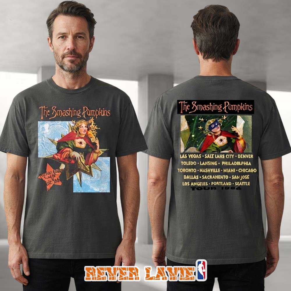 The Smashing Pumpkins Chicago Pop Up Shop 2026 Exclusive Infinite Sadness Tour 1996 Vintage T-Shirt The Smashing Pumpkins Chicago Pop Up Shop 2026 Exclusive Infinite Sadness Tour 1996 Vintage T-Shirt