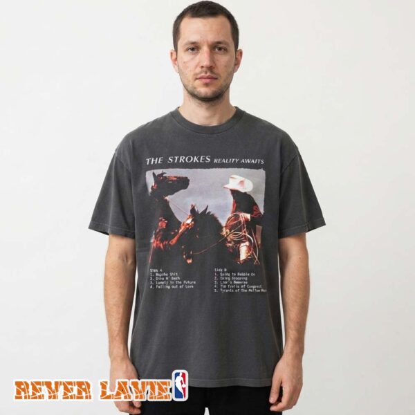 The Strokes Reality Awaits Tracklist Graphic Unisex T-Shirt