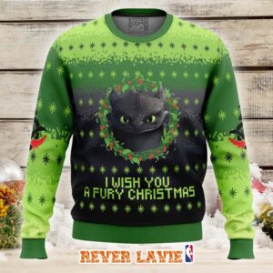 Toothless Ugly Christmas Sweater How To Train Your Dragon Holiday Knit Jumper