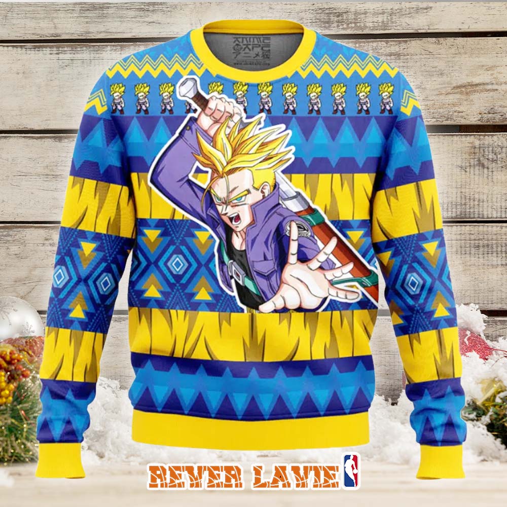 Trunks Dragon Ball Z Ugly Christmas Sweater Trunks Dragon Ball Z Ugly Christmas Sweater