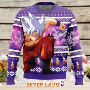 Ultra Instinct Goku Dragon Ball Z Ugly Christmas Sweater