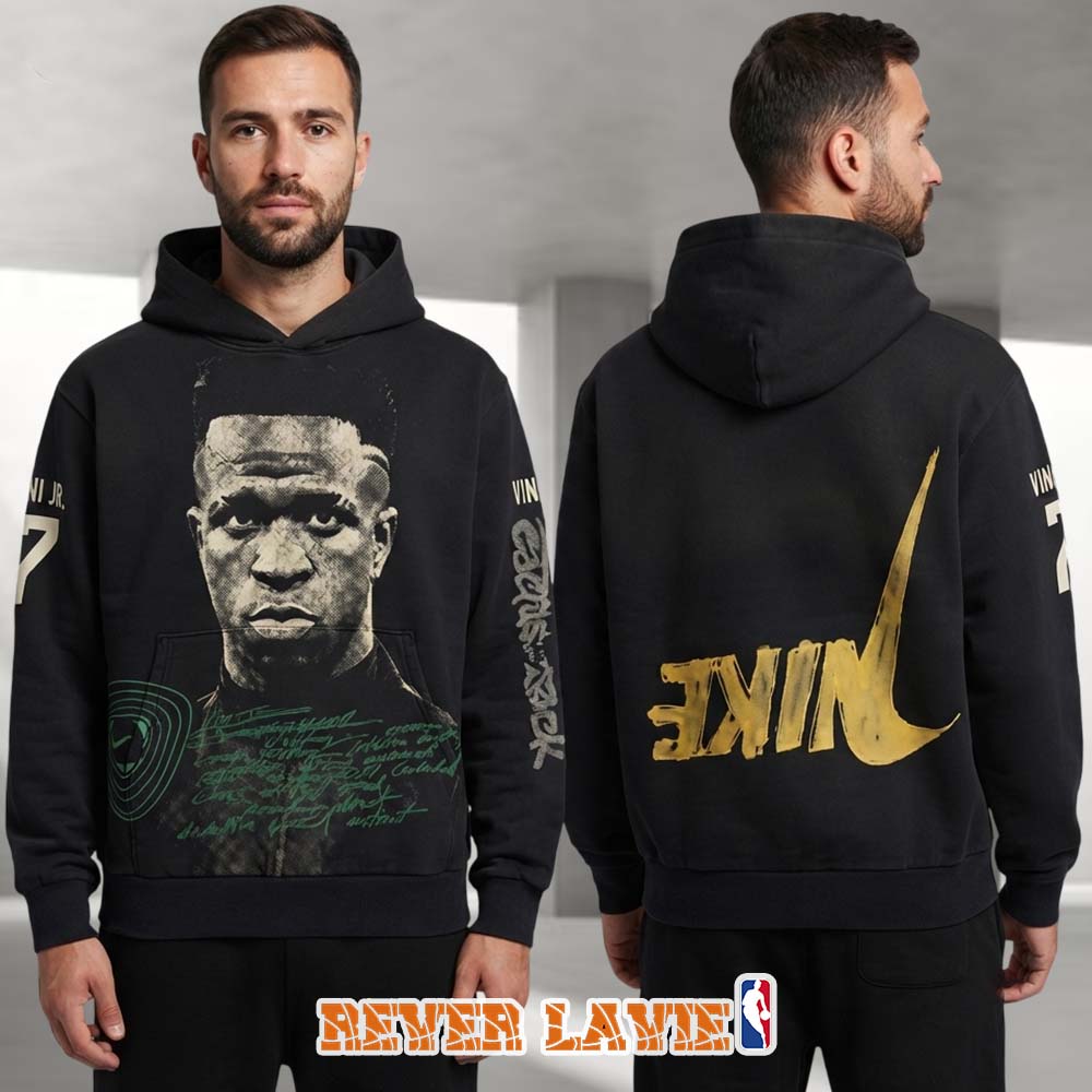 Vinícius Júnior CJ x Nike Athletes Series Portrait Graphic Unisex Hoodie Vinícius Júnior CJ x Nike Athletes Series Portrait Graphic Unisex Hoodie