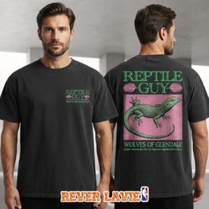 Wolves of Glendale Reptile Guy Vintage Graphic T-Shirt Official Band Merch
