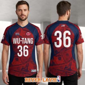 Wu-Tang Clan C.R.E.A.M. Team USA Red White & Blue Soccer Jersey Worldwide Football Shirt