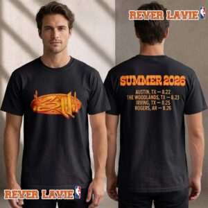 311 Band Austin Texas Exclusive Tee Tour Dates At Germania Insurance Amphitheater T Shirt Two Sided
