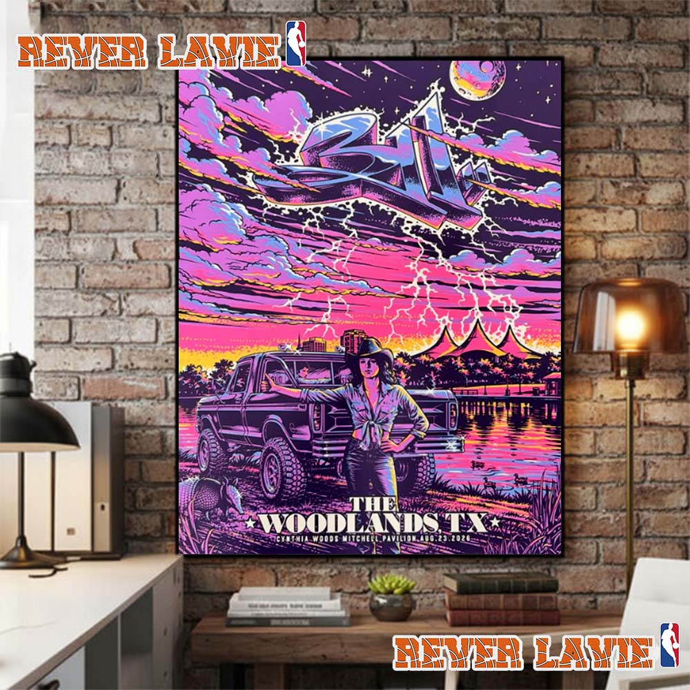311 Band Houston The Woodlands Texas Event Poster On August 23 2026 At Cynthia Woods Mitchell Pavilion Poster Decor 311 Band Houston The Woodlands Texas Event Poster On August 23 2026 At Cynthia Woods Mitchell Pavilion Poster Decor