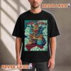 Ed Hardy x Ken Carson Blue Demon T Shirt Two Sided