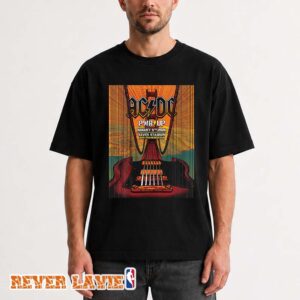 ACDC PWR UP Tour 2026 Show Poster From San Francisco At Levis Stadium On August 5 Unisex T-Shirt