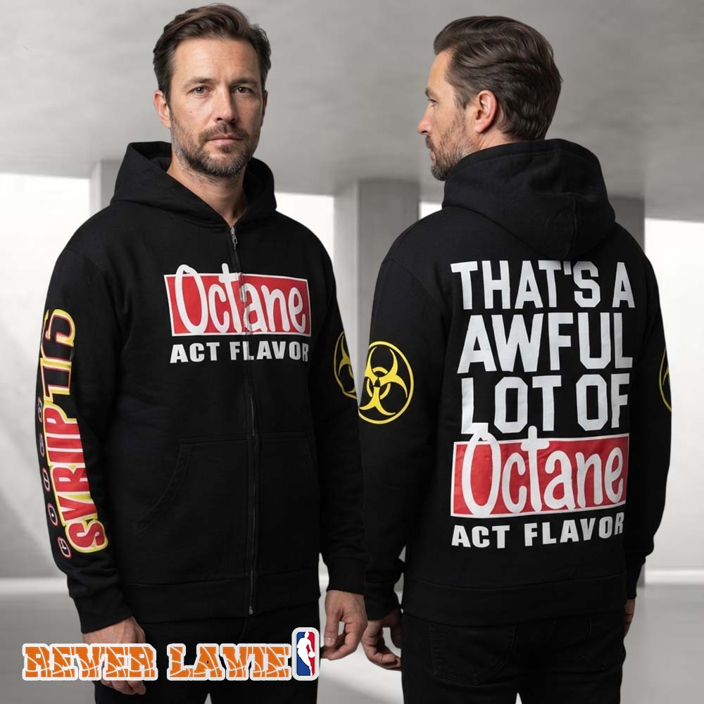 Alocs x Peak HTX Octane Collab Zip Hoodie Black Streetwear Don Toliver Merch Alocs x Peak HTX Octane Collab Zip Hoodie Black Streetwear Don Toliver Merch