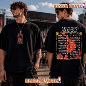 Anxious 2026 North American Tour Toronto Exclusive Tee Tour Dates T Shirt Two Sided