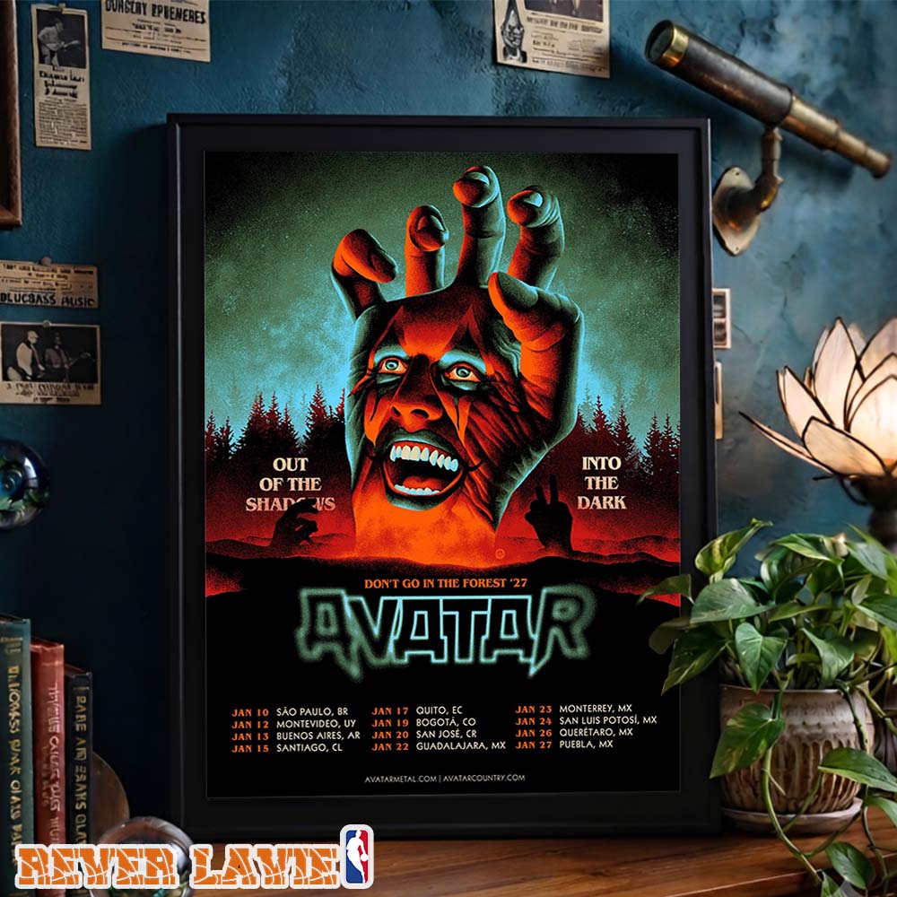 Avatar Dont Go In The Forest 27 Tour Poster South America Mexico Dates Poster Canvas Avatar Dont Go In The Forest 27 Tour Poster South America Mexico Dates Poster Canvas