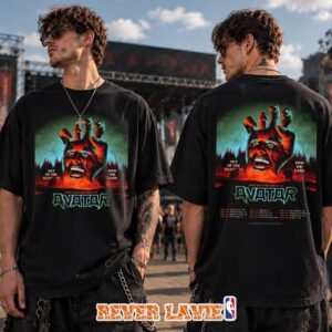 Avatar Dont Go In The Forest 27 Tour Poster South America Mexico Dates Two Sided Unisex Tee