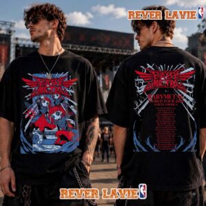 Babymetal Thunder Strike Exclusive Tee World Tour 2026 North America Schedule Dates T Shirt Two Sided