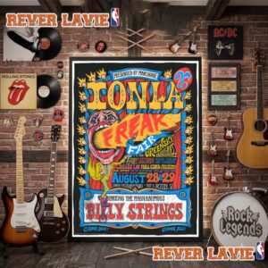 Billy Strings Ionia Freak Fair 2026 At Ionia Fairgrounds Michigan On August 28 29 2026 Poster Decor