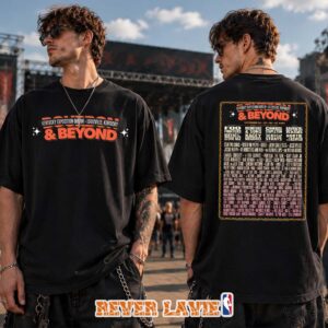 Bourbon And Beyond 2026 Festival Lineup Poster Louisville Kentucky Foo Fighters Chris Stapleton Dave Matthews Band Two Sided Unisex Tee