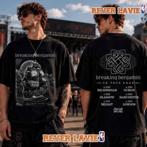 Breaking Benjamin Exclusive Tee Boat UK Tour 2026 Schedule Dates T Shirt Two Sided