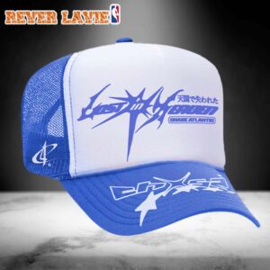 Chase Atlantic 4 Star Trucker Hat Blue And White Inspired By Fourth Album