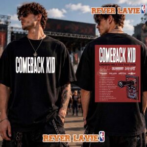 Comeback Kid Chosen Hell USA Tour 2026 Schedule Tour Dates T Shirt Two Sided