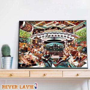 Foo Fighters Limited Gig Print At Rogers Stadium In Toronto Ontario On August 4 2026 Cosmic Studio Scene Home Decor Poster Canvas