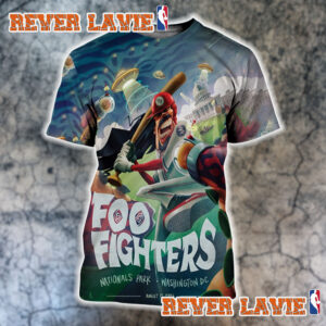 Foo Fighters Washington DC 2026 Event Poster At National Park On August 17 2026 All Over Print Shirt