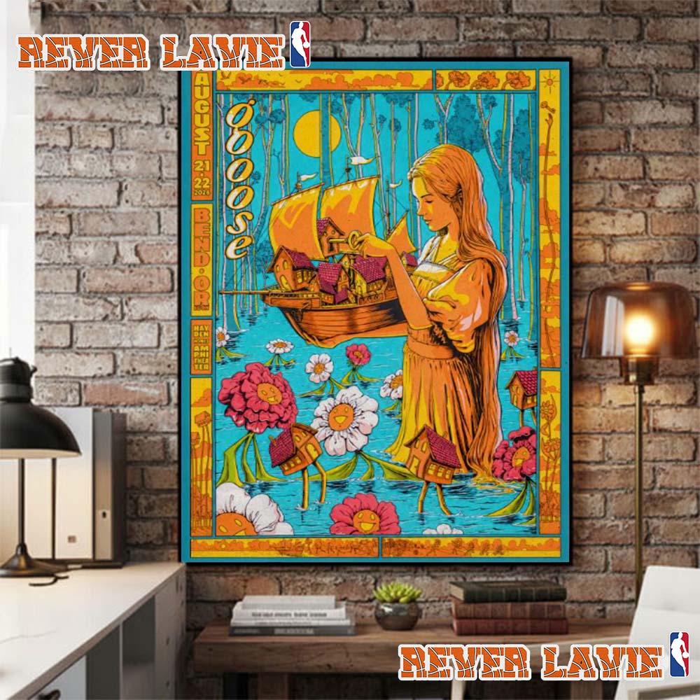 Goose Summer Tour 2026 Event Poster 2 Nights At Hayden Homes Amphitheater On August 21 22 2026 Bend OR Poster Decor Goose Summer Tour 2026 Event Poster 2 Nights At Hayden Homes Amphitheater On August 21 22 2026 Bend OR Poster Decor