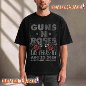 Guns N Roses Las Vegas Nevada Exclusive Tee At Allegiant Stadium On August 22 2026 Comeback After Five Years Unisex T Shirt