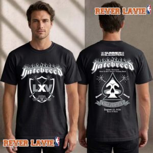 Hatebreed The Summer Slaughter Tour 2026 Exclusive Tee At House Of Blues On August 22 2026 Las Vegas NV T Shirt Two Sided