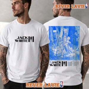 Jack White Tour Of The United Kingdom And Ireland 2026 Schedule Tour Dates T Shirt Two Sided
