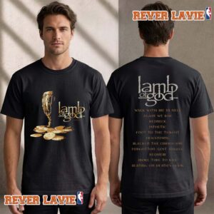 Lamb Of God Sacrament Cover Tracklist T Shirt Two Sided