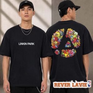 Linkin Park x Makoto Azuma Official Flowers Logo Unisex T Shirt Two Sided