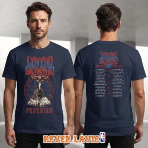 Lynyrd Skynyrd 2026 Clydesdale Eagle Tour Navy T-Shirt