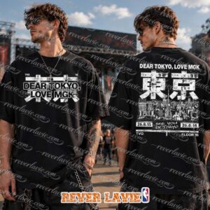 Machine Gun Kelly Tokuyo Pop-up Line Up Shop Merch Tokyo Skyline Tee On August 15-16 2026
