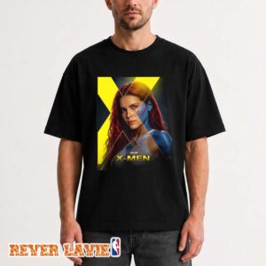 Marvel Studios X Men Mystique Poster Fan Art Concept Shapeshifter Blue Skin Design Unisex T-Shirt