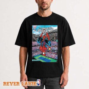 Marvel The Amazing Spider-Man US Open Fan Week New York City Comic Book Collectible Poster August 2026 Unisex Tee