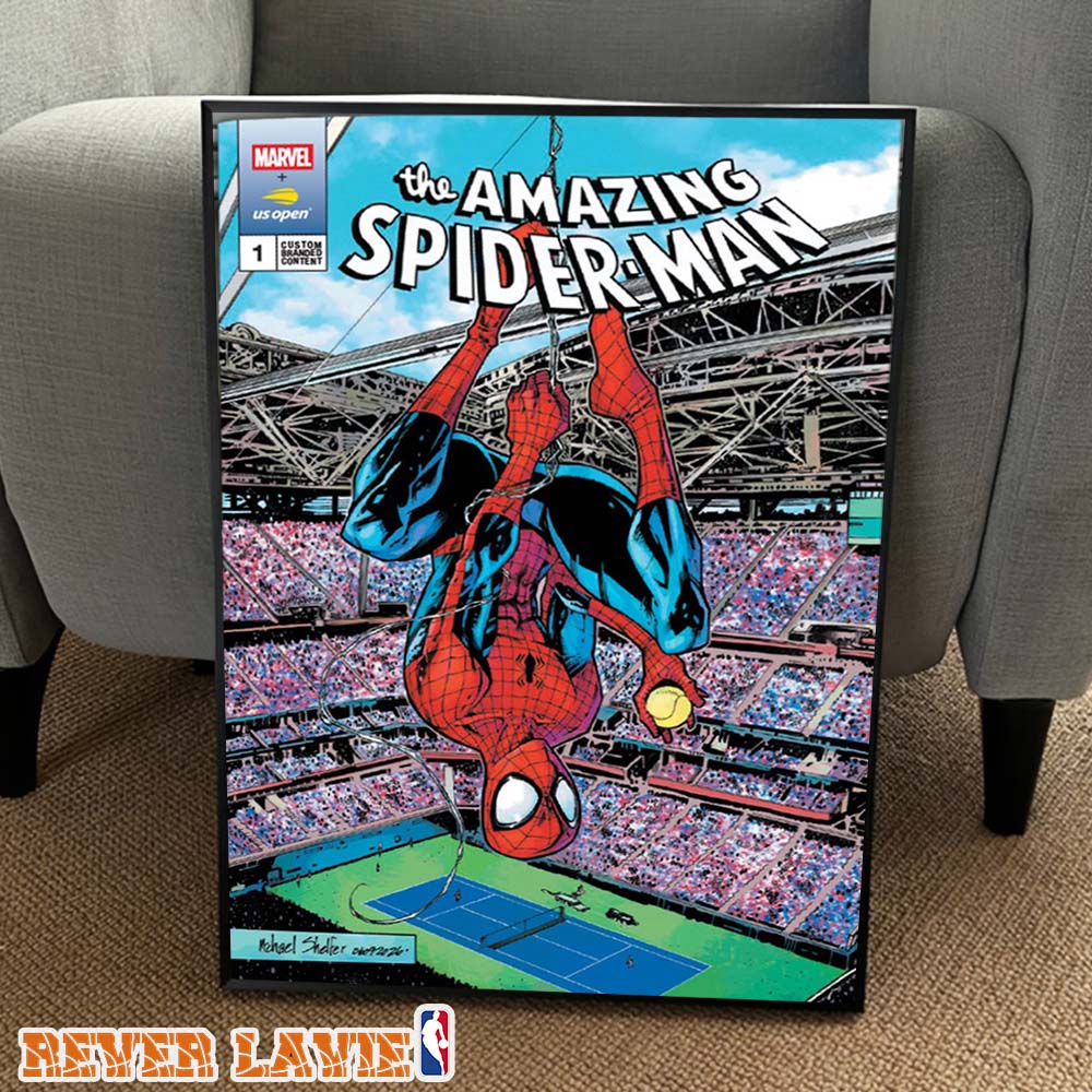 Marvel The Amazing Spider-Man US Open Fan Week New York City Comic Book Collectible Poster August 2026 Wall Art Home Decor Marvel The Amazing Spider-Man US Open Fan Week New York City Comic Book Collectible Poster August 2026 Wall Art Home Decor
