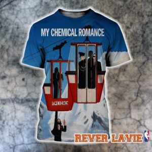 My Chemical Romance Denver 2026 Event Poster At Coors Field In Denver Colorado On August 27 2026 All Over Print Shirt