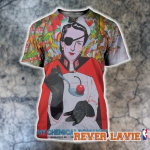 My Chemical Romance Minneapolis Minnesota Exclusive Tee At Target Field On August 24 2026 The Black Parade Tour All Over Print Shirt