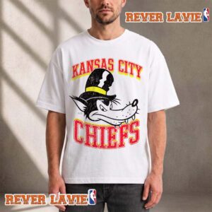NFL x Disney Kansas City Chiefs Big Bad Wolf Reverse Unisex T Shirt