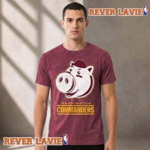 NFL x Disney Washington Commanders Burgundy Hamm Unisex T Shirt