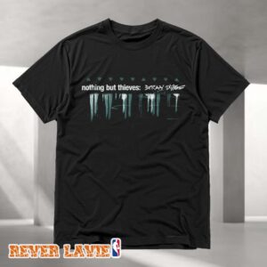 Nothing But Thieves Logo Drip Tee Black Boxy Relaxed Fit