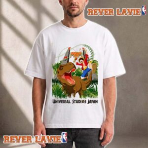One Piece x Jurassic Park Celebrate the 25th Anniversary Of Universal Studios Japan Universal Studios Japan 2026 Unisex T Shirt