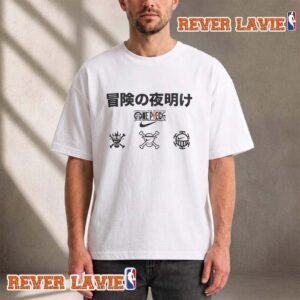 One Piece x Nike 2026 Official Logo Ace Luffy Law Unisex T Shirt