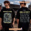 In Flames x Trivium Europe Tour 2027 Schedule Tour Dates T Shirt Two Sided