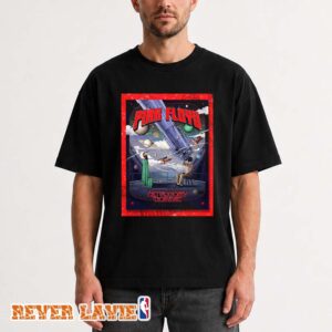 Pink Floyd Astronomy Domine Art Poster Space Telescope Illustration Unisex Tee