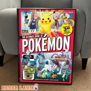 Pokemon The Ultimate Guide 30th Anniversary Edition Magazine Home Decor Poster Canvas