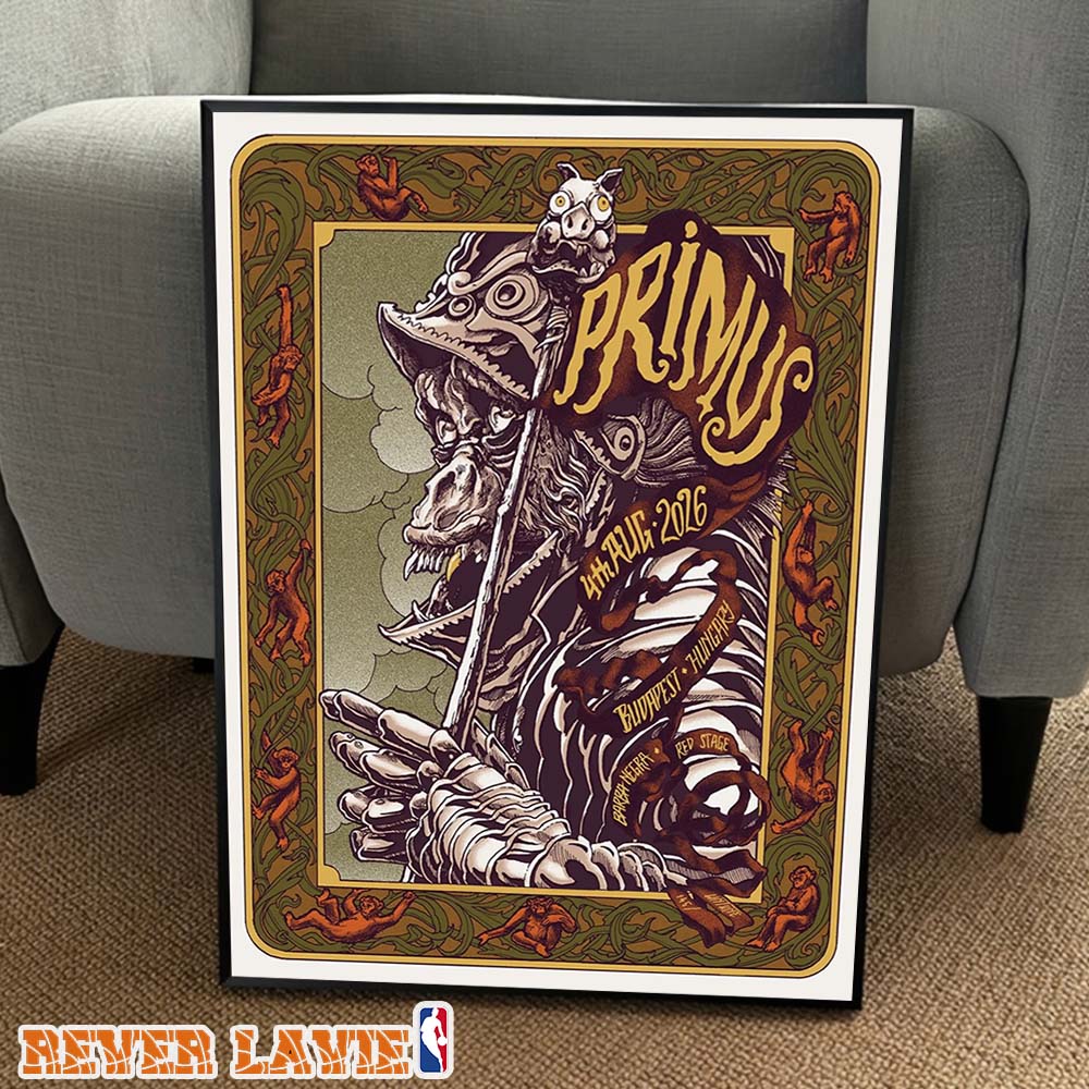 Primus Collector Print At Barba Negra In Budapest Hungary On August 4 2026 Skeletal Ritual Edition Home Decor Poster Canvas Primus Collector Print At Barba Negra In Budapest Hungary On August 4 2026 Skeletal Ritual Edition Home Decor Poster Canvas