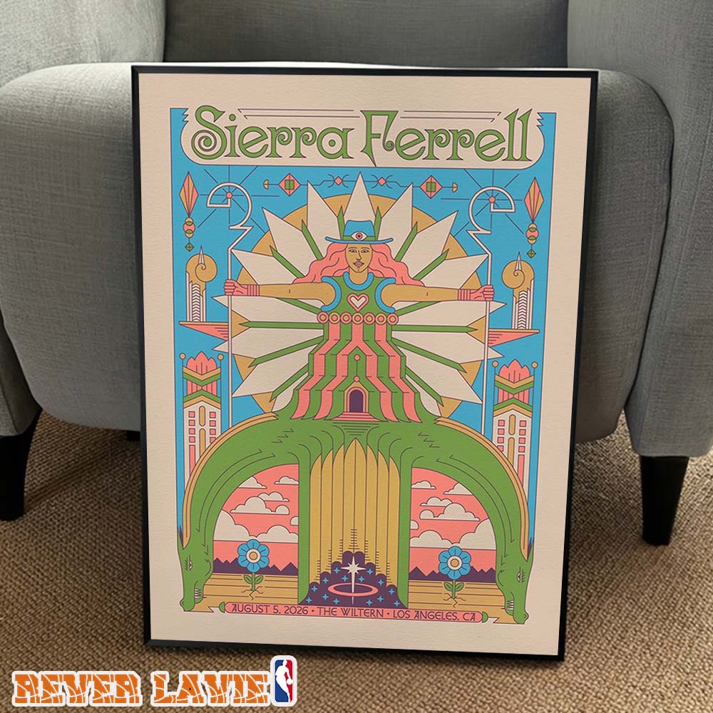 Sierra Ferrell From The Wiltern Los Angeles On August 5 2026 By Andrew McGranahan Poster Canvas Sierra Ferrell From The Wiltern Los Angeles On August 5 2026 By Andrew McGranahan Poster Canvas