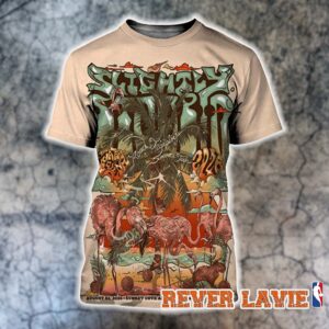 Slightly Stoopid Event Poster At Boca Raton at Sunset Cove Amphitheater Florida On August 22 2026 Art By Jeremy Kramer All Over Print Shirt